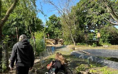 Barrierecheck beim Bauspielplatz